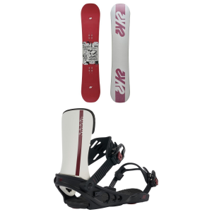 Women's K2 Spellcaster Snowboard 2025 - 152 Package (152 cm) + M Womens in Pink size 152/M