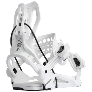 Flow Fenix Snowboard Bindings 2026 in White size Medium | Nylon