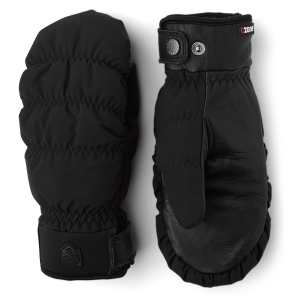 Women's Hestra Luomi CZone Mittens 2024 in Black size 7 | Polyester