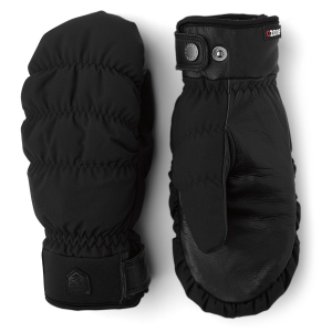 Women's Hestra Luomi CZone Mittens 2024 in Black size 9 | Polyester