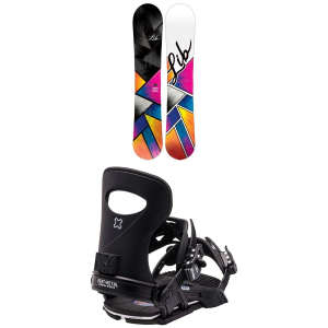 Women's Lib Tech Cortado C2 Snowboard 2024 - 142 Package (142 cm) + L Womens in Orange size 142/L | Nylon/Aluminum