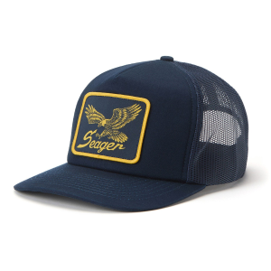 Seager Wingspan Trucker Snapback Hat 2025 in Navy | Cotton/Polyester