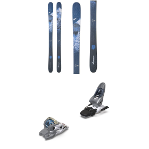 Women's Nordica Santa Ana 93 Skis 2023 - 179 Package (179 cm) + 90 Adult Alpine Bindings in White size 179/90 | Plastic