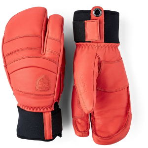 Hestra Fall Line 3-Finger Mittens 2026 in Red size 9 | Polyester/Neoprene