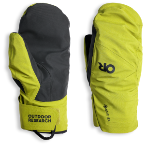Outdoor Research Hemispheres Team GORE-TEX 3L Mittens 2026 in Black size Large | Nylon/Polyester