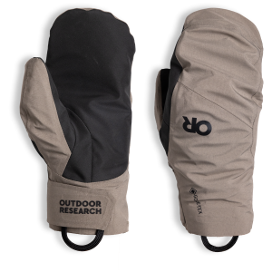 Outdoor Research Hemispheres Team GORE-TEX 3L Mittens 2026 in Black size Medium | Nylon/Polyester