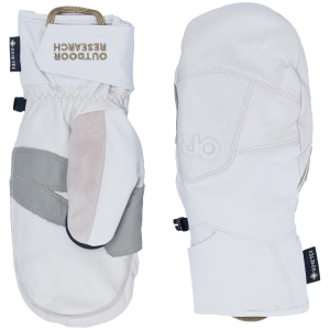Outdoor Research Team GORE-TEX Mittens 2026 in White size Medium | Nylon/Spandex/Leather