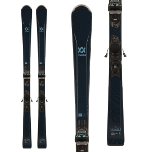 Women's Volkl Flair 76 Skis + vMotion 10 GW Bindings 2024 in Black size 147