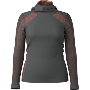 Women's Smartwool Intraknit Thermal Base Layer Hoodie 2026 in Brown size Large | Wool/Elastane/Polyester
