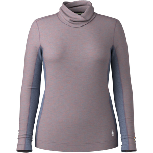 Women's Smartwool Classic Thermal Mock Neck Top 2026 in Purple size X-Small