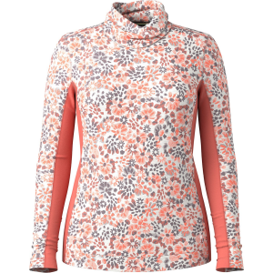Women's Smartwool Classic Thermal Mock Neck Top 2026 in Pink size X-Large