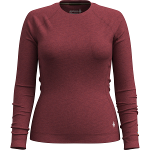 Women's Smartwool Classic Thermal Base Layer Crew Top 2026 in Red size Large