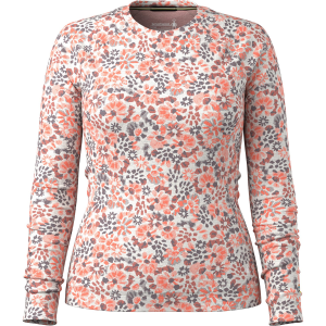Women's Smartwool Classic Thermal Base Layer Crew Top 2026 in Pink size Small