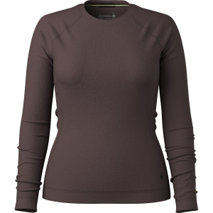 Women's Smartwool Classic Thermal Base Layer Crew Top 2026 in Brown size X-Small