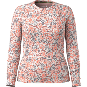 Women's Smartwool Classic Thermal Base Layer Crew Top 2026 in Pink size Large