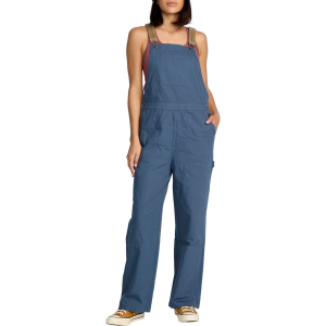Women's Volcom Full Cut Overalls 2025 Pant in Blue size Small | Cotton