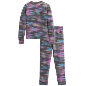 Kid's Oyuki Fleece Base Layer Set 2026 in Purple | Polyester