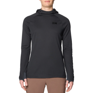 Mountain Hardwear AirMesh(TM) Long Sleeve Hoodie Men's 2026 in Black size 2X-Large | Polyester