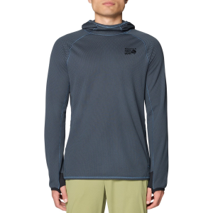 Mountain Hardwear AirMesh(TM) Long Sleeve Hoodie Men's 2026 in Blue size Small | Polyester