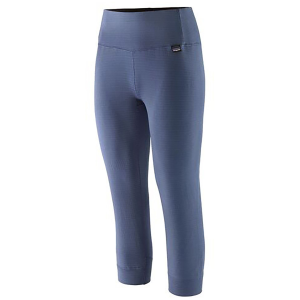 Women's Patagonia Capilene(R) Thermal Weight Boot-Length Bottoms 2026 in Blue size Large | Spandex/Polyester