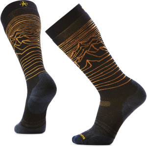Smartwool Snowboard Full Cushion Iguchi x Arbor OTC Socks 2026 in Black size Medium | Nylon/Wool/Elastane
