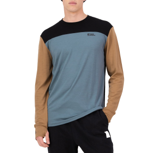 Mons Royale Yotei Long-Sleeve Top Men's 2026 in Blue size Small | Wool