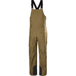 Women's Helly Hansen Powderqueen 2.0 Bib Pants 2026 in Brown size Large | Polyester