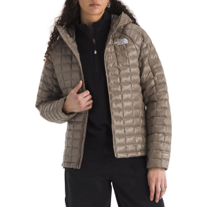 Women's The North Face ThermoBall(TM) Hooded Jacket 2026 in Brown size 2X-Large | Polyester