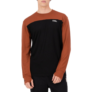 Mons Royale Yotei Long-Sleeve Top Men's 2026 in Brown size Small | Wool