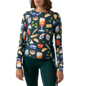 Women's Wild Rye Bassett Raglan LITE Top 026 in Green | Spandex/Wool/Polyester