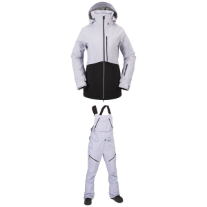 Women's Volcom 3D Stretch GORE-TEX Jacket 2024 - XS Package (XS) + XS Shell in Black size Xs/Xs | Lycra/Suede/Polyester