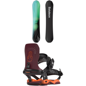 Bataleon ThunderStorm Snowboard 2024 - 156N Package (156N cm) + M/L Womens in Black size 156N/M/L | Aluminum/Rubber