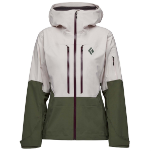 Women's Black Diamond Recon LT Shell Jacket 2024 Green size X-Large | Nylon/Elastane