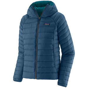 Women's Patagonia Down Sweater Hoodie 2024 in Blue size Large | Nylon/Plastic