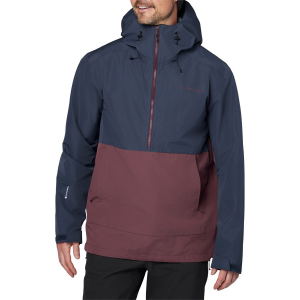 Flylow Knight Anorak Jacket Men's 2024 Red in Black size Small | Polyester