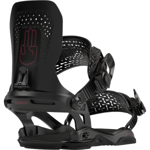 Women's Bataleon Donna Asymwrap Snowboard Bindings 2025 in Black size Small | Aluminum/Rubber