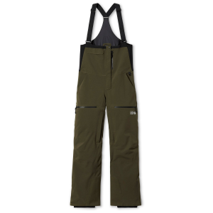 Women's Mountain Hardwear Powder Maven(TM) Bibs 2024 Green size Medium | Polyester