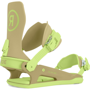 Ride C-6 Snowboard Bindings 2024 in Green size Large | Nylon/Aluminum