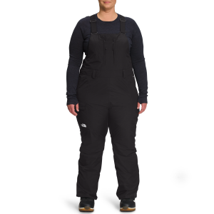Women's The North Face Freedom Insulated Plus Short Bibs 2024 - X2X-Large in Black size 3X-Large | Nylon/Polyester