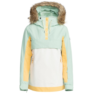 Women's Roxy Shelter Jacket 2024 in Green size Large | Polyester