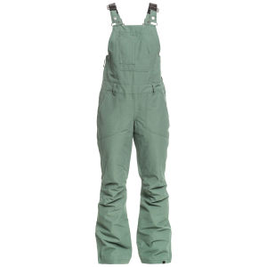 Women's Roxy Rideout Bibs 2024 in Green size Small | Polyester