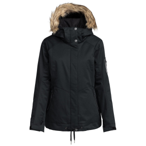 Women's Roxy Meade Jacket 2024 in Black size 2X-Large | Polyester