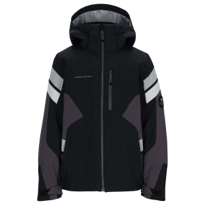 Kid's Obermeyer Mach 14 Jacket Boys' 2024 in Black size X-Small | Polyester