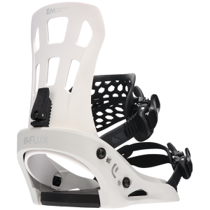 Flux EM Snowboard Bindings 2024 in White size Medium