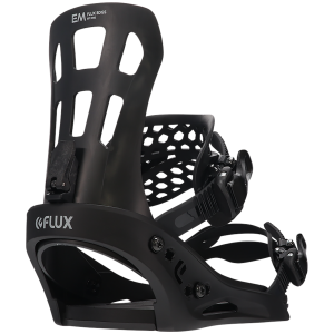 Flux EM Snowboard Bindings 2024 in Black size Medium