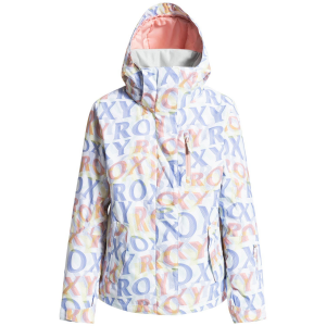 Women's Roxy Jetty Jacket 2023 Purple in White size X-Large | Polyester