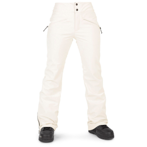 Women's Volcom Battle Stretch High Rise Pants 2024 in White size X-Large
