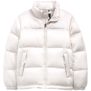 Kid's The North Face Printed 1996 Retro Nuptse Jacket 2024 White in Ivory size X-Small | Nylon/Polyester