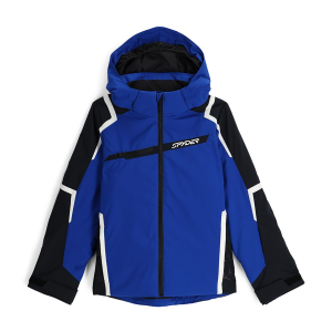 Kid's Spyder Challenger Jacket Boys' 2024 in Blue size 10 | Polyester