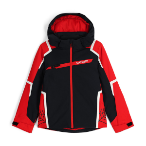 Kid's Spyder Challenger Jacket Boys' 2024 in Black size 10 | Polyester